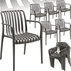 Tectake - chaises de jardin résistant aux intempéries et aux uv Extrêmement facile d'entretien