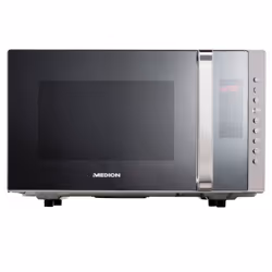 MEDION MD17495 - Micro-ondes combiné - Avec Gril - 800W - 1200W Grill - Pose libre - 485 × 295 × 415 mm - Argent, Comptoir, M ...