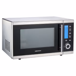 MEDION Micro-ondes Grill -four- 15501 - 25 L - Micro-Ondes 900 W - Grill 1100 W - Chaleur tournante 2500W / Max. 230°C - Argent