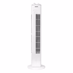 MEDION MD 18164 - Ventilateur tour - 3 vitesses de ventilation - Fonction d‘oscillation - Minuteur intégré - Blanc, Ventilate ...