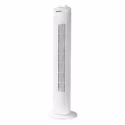 MEDION MD 18164 - Ventilateur tour - 3 vitesses de ventilation - Fonction d‘oscillation - Minuteur intégré - Blanc