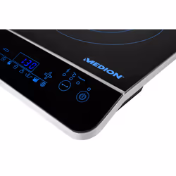 MEDION Plaque de cuisson induction - MD 17595 - 1 Zone - Jusqu'à 240°C - 10 niveaux de puissance - Programmes automatiques - Noir