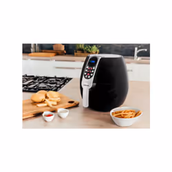 MEDION MD E10 S - Airfryer - 2.8 L - 1500 W - Programmes automatiques - Frire sans huile - Poignée froide au toucher - Noir