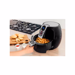 MEDION MD E10 S - Airfryer - Friteuse à air chaud 2.8L - 1500W - Programmes automatiques - Frire sans huile - Poignée froide au toucher - Noir - Vue supplémentaire 4
