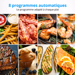 MEDION MD E10 S - Airfryer - Friteuse à air chaud 2.8L - 1500W - Programmes automatiques - Frire sans huile - Poignée froide au toucher - Noir - Vue supplémentaire 8