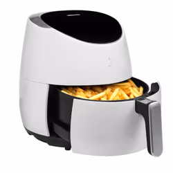 MEDION MD 19279 - XL Friteuse à air chaud - 2000W - 5L - Friture anti-graisse - Panneau de contrôle numérique - 8 programmes - Blanc