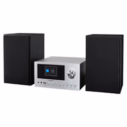 MEDION P85003 - Micro Système Audio - DAB+ - WiFi - Lecteur CD - Bluetooth - Argent - Vue supplémentaire 4