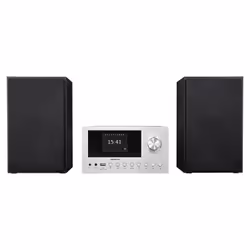 MEDION P85003 - Micro Système Audio - DAB+ - WiFi - Lecteur CD - Bluetooth - Argent - Vue supplémentaire 5
