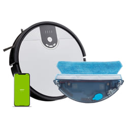 MEDION Aspirateur Robot - S20 SW - App et Alexa - navigation intelligente - technologie cyclone - 100 min - Blanc