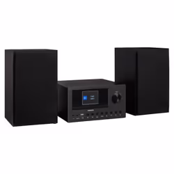 MEDION P85003 - Micro Système Audio - DAB+ - WiFi - Lecteur CD - Bluetooth - Noir