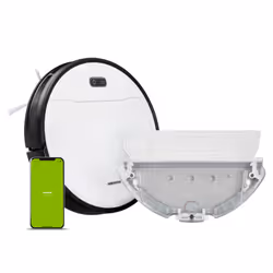 MEDION S30 SW - Aspirateur Robot - APP et Alexa - Aspiration et nettoyage - navigation intelligente - 2 800 Pa - 140 minutes  ...