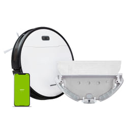 MEDION S30 SW - Aspirateur Robot - APP et Alexa - Aspiration et nettoyage - navigation intelligente - 2 800 Pa - 140 minutes - Blanc