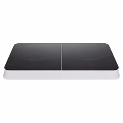 MEDION Plaque de cuisson double induction MD 18493 - 3.500 W - 2 zones - 10 niveaux de température - 180 min. - Blanc