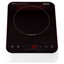 MEDION MD 18490 - Plaque à induction - 2000 W - 10 niveaux de température - 8 programmes automatiques - Noir