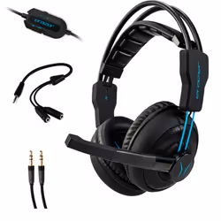 MEDION ERAZER MAGE P10, Avec fil, Jouer, 20 - 20000 Hz, 329 g, Casque, Noir