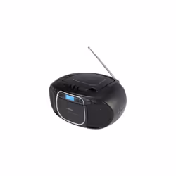 MEDION E66476 - Radio - Lecteur CD/MP3/cassettes - écran LCD - stéréo PLL-FM - USB - 2 x 20 W - Noir - Vue supplémentaire 7