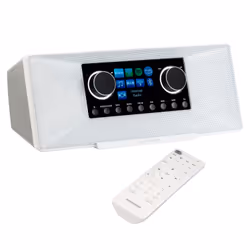 MEDION P85333 - Radio internet DAB+ - stéréo - Wifi - FM - 2 x 6 W RMS - Spotify-Connect - Blanc