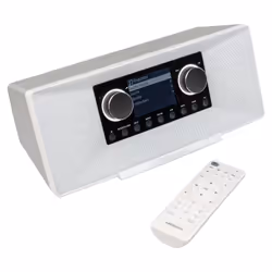 MEDION P85333 - Radio internet DAB+ - stéréo - Wifi - FM - 2 x 6 W RMS - Spotify-Connect - Blanc