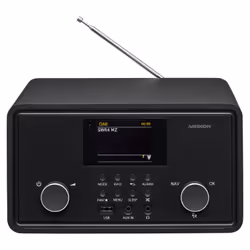 MEDION Radio Internet stéréo DAB+ P85027 - Bluetooth - Spotify Connect - Wifi - 2 x 10 W RMS - Noir - Vue supplémentaire 5