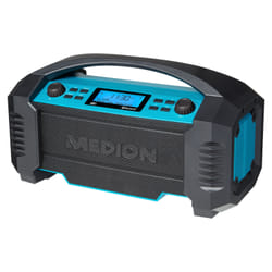 MEDION E66050 - Radio de chantier - DAB+ - FM -Bluetooth - IP54 - Boîtier robuste - 15 W RMS