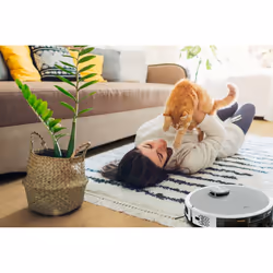 MEDION X21 SW robot aspirateur 0,25 L Sac à poussière Gris, Blanc - Vue supplémentaire 4