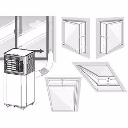 MEDION LIFE P701 Climatiseur portatif 65 dB Blanc
