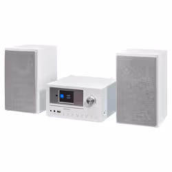 MEDION Système audio DAB+ LIFE P85003 | Radio stéréo sur Internet | 40 stations préréglées | Bluetooth 5.0 | Lecteur CD | WiFi| USB | 2 x 15 watts