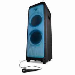 MEDION LIFE X61200, 160 W, Avec fil &sans fil, 10 m, Enceinte portable stéréo, Noir, LCD