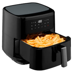 MEDION LIFE P10 XL Double 6,8 L 2150 W Friteuse d’air chaud Noir