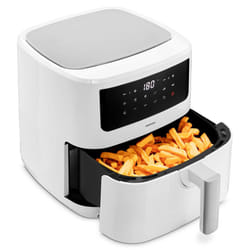 MEDION LIFE P10 XL Double 6,8 L 2150 W Friteuse d’air chaud Blanc