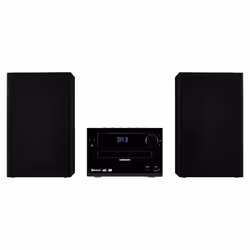 MEDION LIFE E64482, Système micro audio domestique, Noir, 1 disques, Avant, 30 W, DAB+, UKW