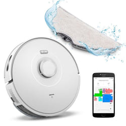 MEDION X10 SW robot aspirateur 0,4 L Sans sac Blanc