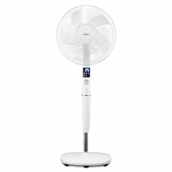 MEDION LIFE P20 SF, Ventilateur à lame domestique, Blanc, Sol, 85°, -7 - 14°, 124 - 137 mm
