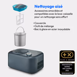 MEDION MD 10169 Compresseur pour sorbetière 1 L 100 W Bleu - Vue supplémentaire 14