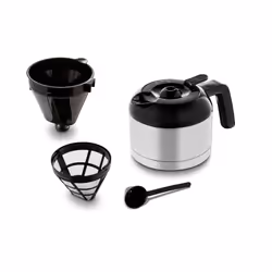 MEDION MD 19911 Machine à café filtre automatique avec broyeur 1 L Noir, Inox - Vue supplémentaire 7