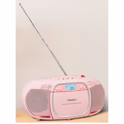 MEDION LIFE E66476 Lecteur de cassette portable 1 platine(s) Rose