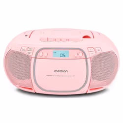 MEDION LIFE E66476 Lecteur de cassette portable 1 platine(s) Rose