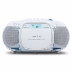 MEDION LIFE E66476, 4 W, FM, PLL, LCD, 3,5 mm, Bleu, 285 g