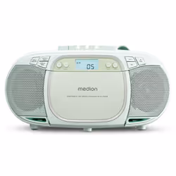 MEDION LIFE E66476, 4 W, FM, PLL, LCD, 3,5 mm, Vert, 285 g