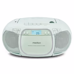 MEDION LIFE E66476 Lecteur de cassette portable 1 platine(s) Vert