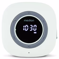 MEDION LIFE P66096, Numérique, FM, UKW, Radio de douche sur pile, Mural, Vert, IPX6