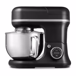 Medion - Robot pâtissier 3-en-1 MD18430 - 1200 w - 5 l - 8 vitesses - Fonction hachoir - Noir