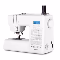 MEDION LIFE SD36 (MD11881), Blanc, Machine à coudre semi-automatique, coudre, en une étape, 4.5 mm, Boutons