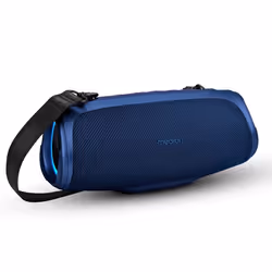 Enceinte Bluetooth portable – MEDION MD43746 – 2x15W RMS – Bass Boost – Effets lumineux – IPX7 – Bleu