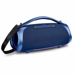 Enceinte Bluetooth portable – MEDION MD43768 – 2x25W + 50W RMS – Bass Boost – Effets lumineux – Bleu