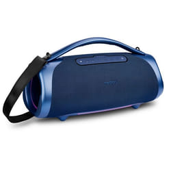 Enceinte Bluetooth portable – MEDION MD43768 – 2x25W + 50W RMS – Bass Boost – Effets lumineux – Bleu