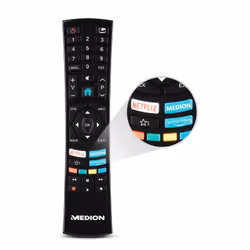MEDION LIFE X14372 (MD 30985) 43" 4K Ultra HD Smart TV Wifi Noir 330 cd/m²