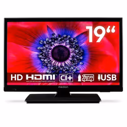 TV LED 19 (47 cm) - MEDION MD819000 - HD Ready - adaptateur voiture 12V - 1xHDMI - 1xUSB