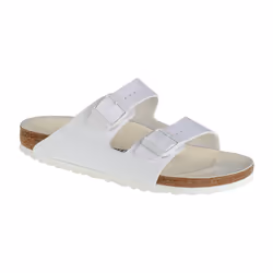 Sandales - Birkenstock - Arizona Triples - Blanc - Boucle de serrage - Plat