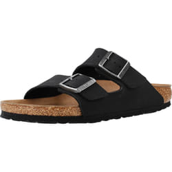 Sandales Arizona Etroite Daim Noir